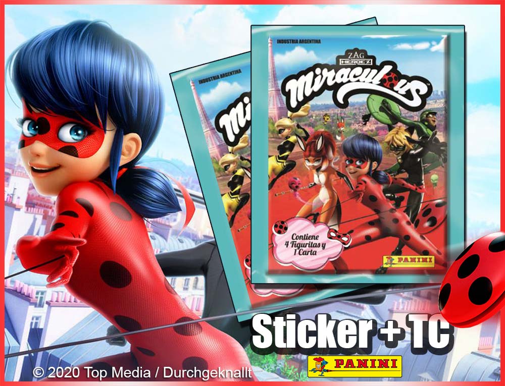 Miraculous Ladybug Hybrid (TC + Sticker) - 50er DISPLAY