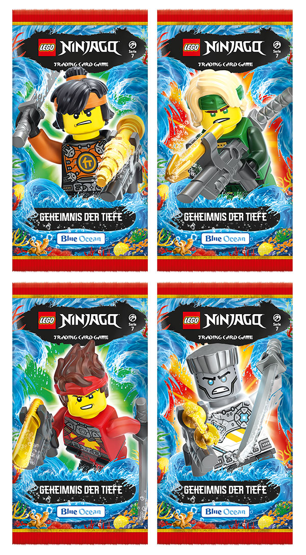 LEGO Ninjago 7 Sammelkarten Einzelmotive