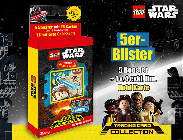 1704998 Lego Star Wars Karten 3 Blister