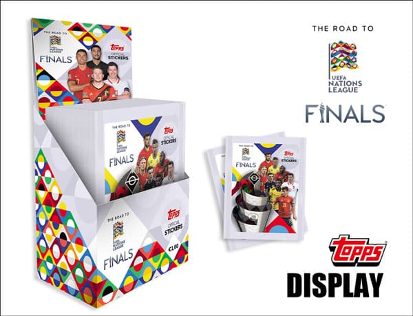 Album Autocollants UEFA Nations League Finals 2022 - Pack De Démarrage Topps - 30 Autocollants + Album