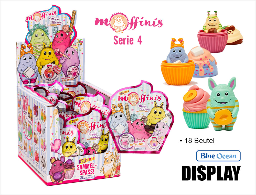 Moffinis Sammelfiguren Serie 4 – Magic Bakery – 18er DISPLAY