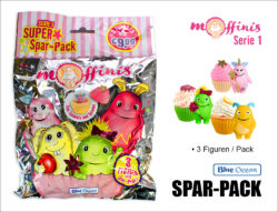 Moffinis Sammelfiguren Serie 1 – 3er SPAR-PACK