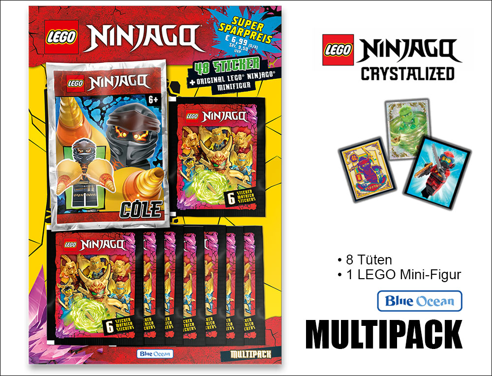 LEGO NINJAGO Sticker Crystalized - Multipack