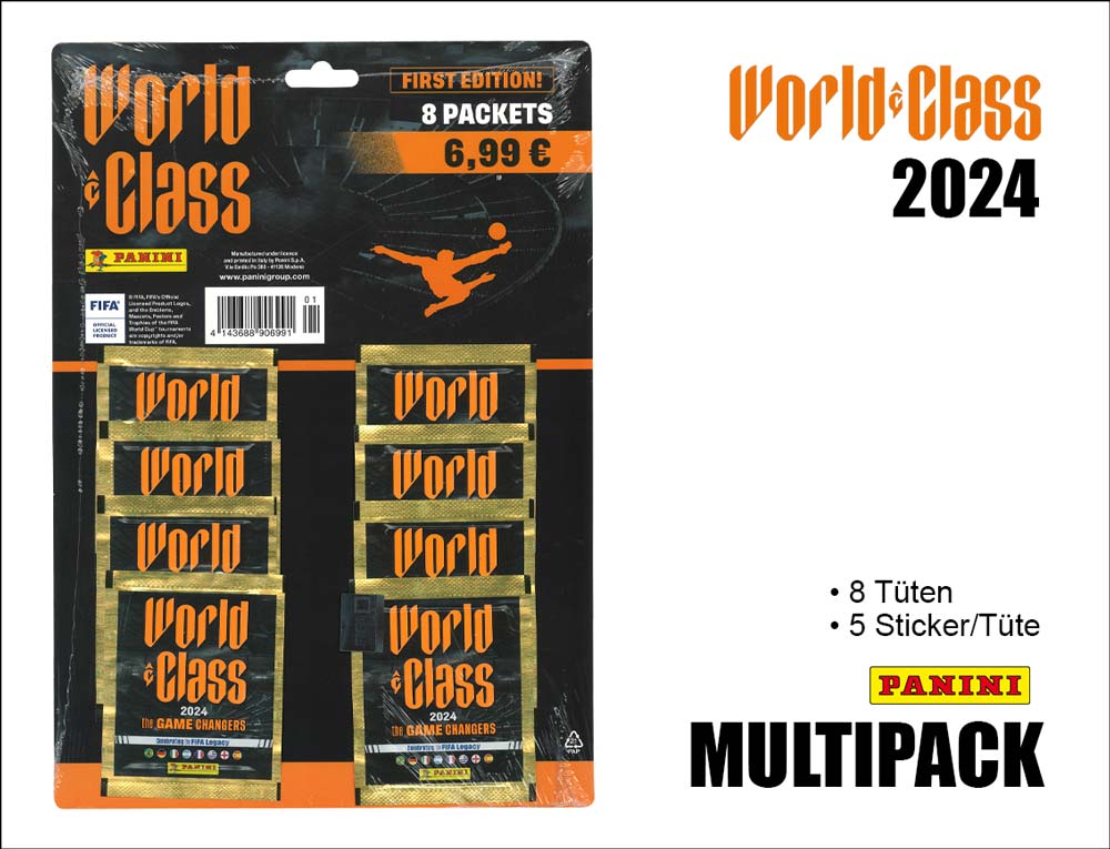 Panini WorldClass 2024 Sticker Multipack