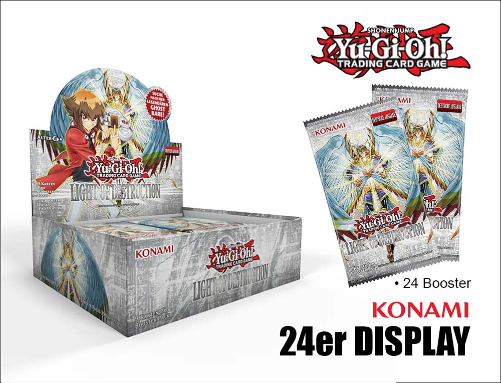 YGO Light Destruction-Booster Reprint Display grau