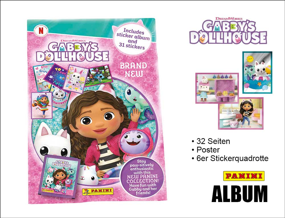 Panini Gabby Dollhouse Sticker Album