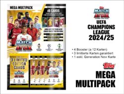 Topps Match Attax UEFA Champions League TC 2024/2025 – MEGA MULTIPACK gelb