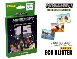 Panini Minecraft Celebration Eco Blister gruen