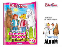 Bibi & Tina 2024 Sticker Album rosa Pferd