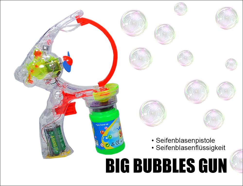 Bubble-Gun Seifenblasen