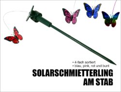 Solarschmetterling am Stab