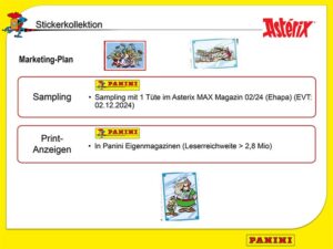 Asterix 65 Jahre Marketing Plan