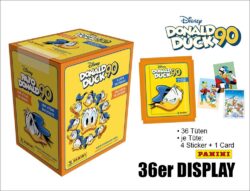 90 Jahre Donald Duck Stiker Display