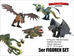 Drachenzähmen leicht gemacht Figurenset