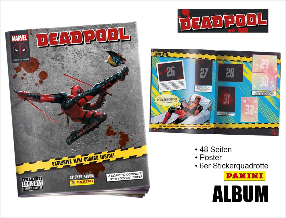 Deadpool Hybrid Sticker Album