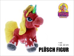 Filly Unicorn Plüsch rot