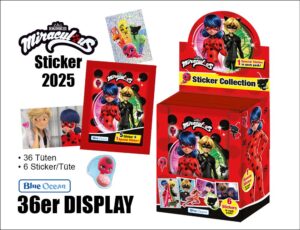 Miraculous Sticker 2025 Display
