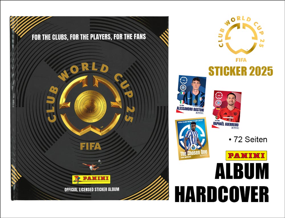 FIFA Club World Cup 2025 Sticker – Hardcover Album