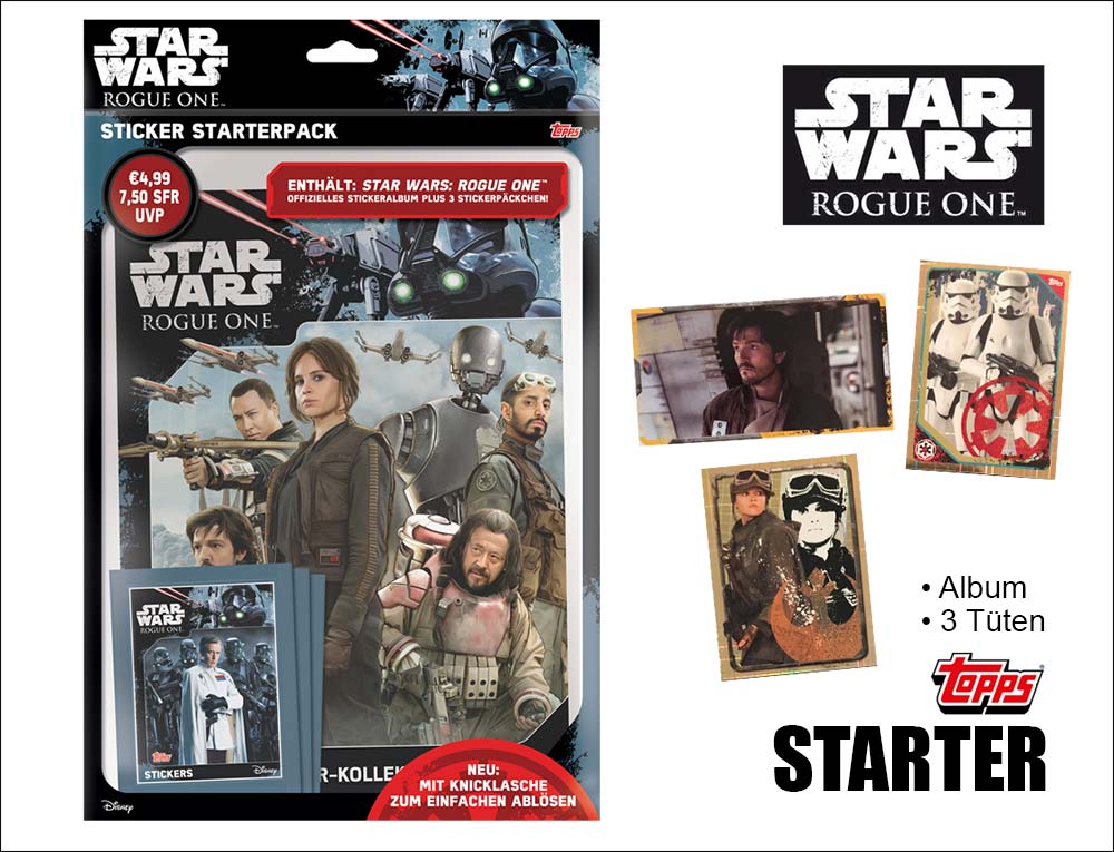 Star Wars Rogue One Sticker Starter