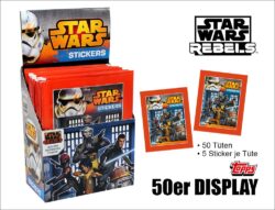 Star Wars Rebels Sticker Display