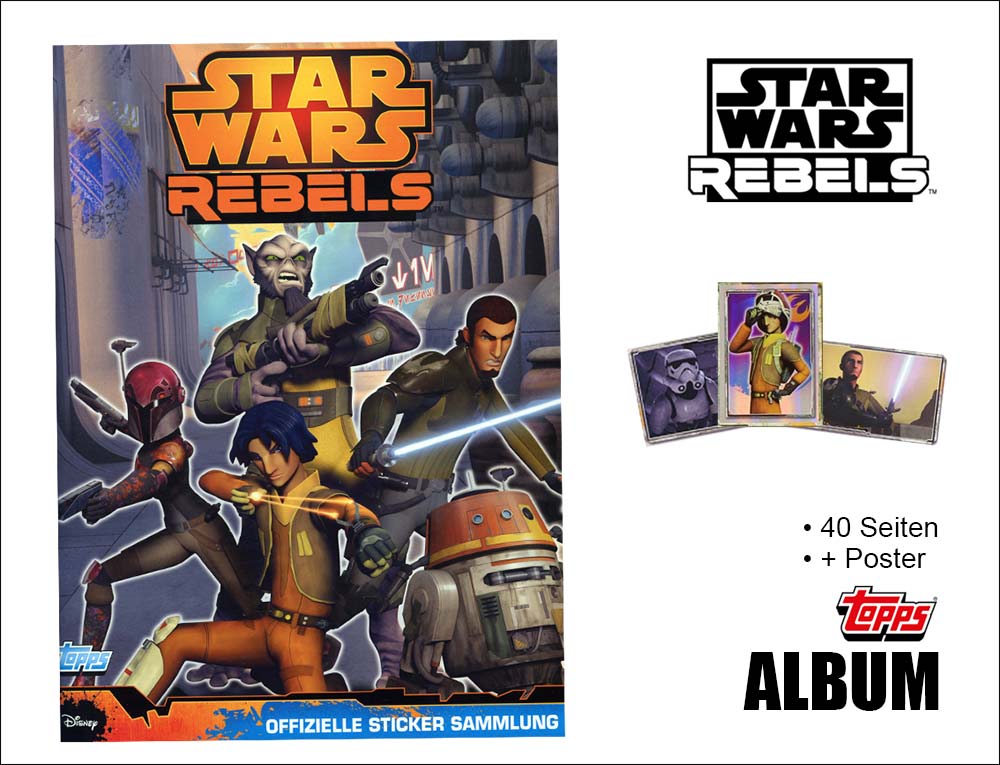 Star Wars Rebels Sticker Album