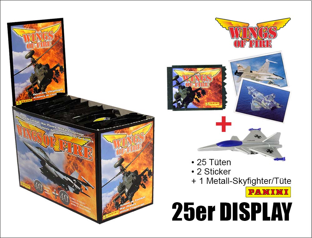 Wings of Fire Sticker Display