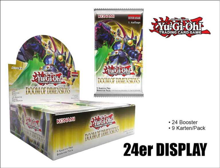 Yugioh TCG Booster Box Yu-Gi-Oh! Doom Of Dimensions Booster Box - 2025  English Factory Sealed Booster Pack Box Yu-Gi-Oh Doom Of Dimensions Booster  Box