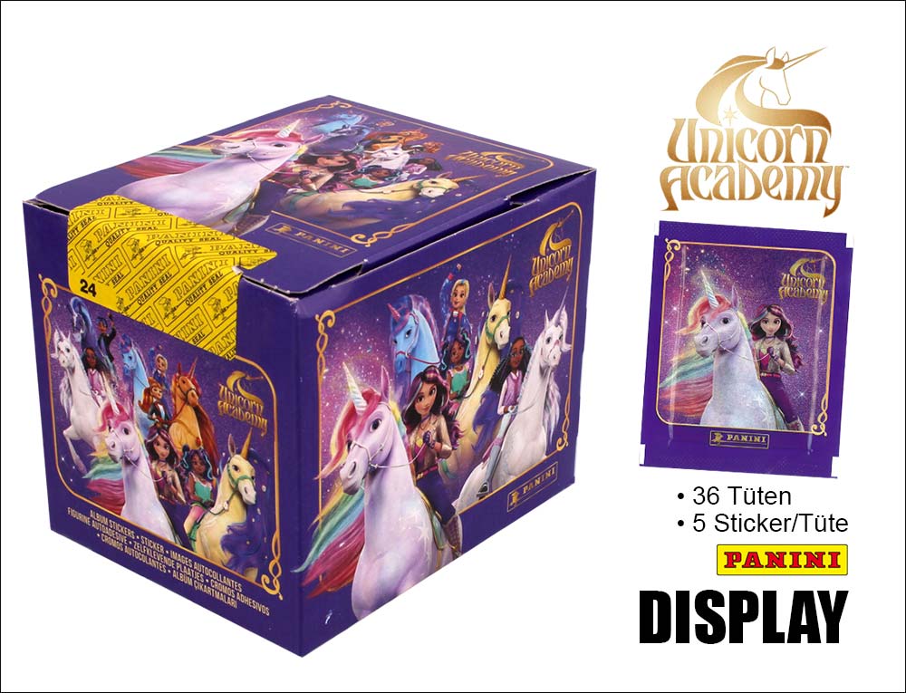Unicorn Academy Sticker Display