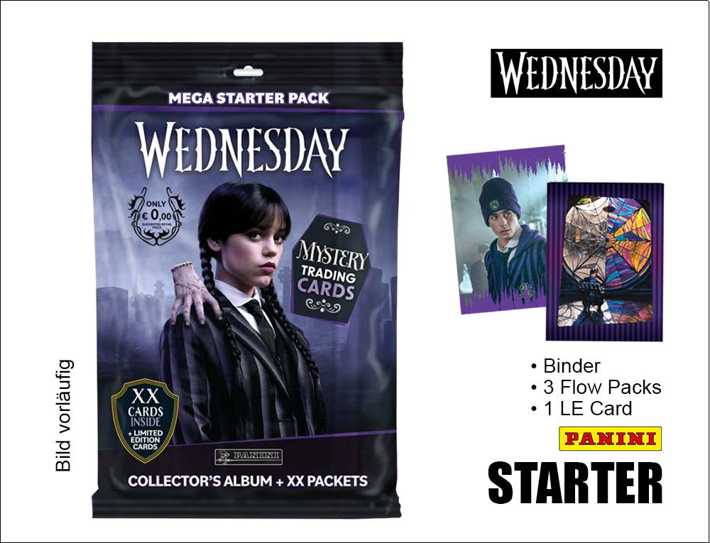 Wednesday 2025 Trading Cards Starter