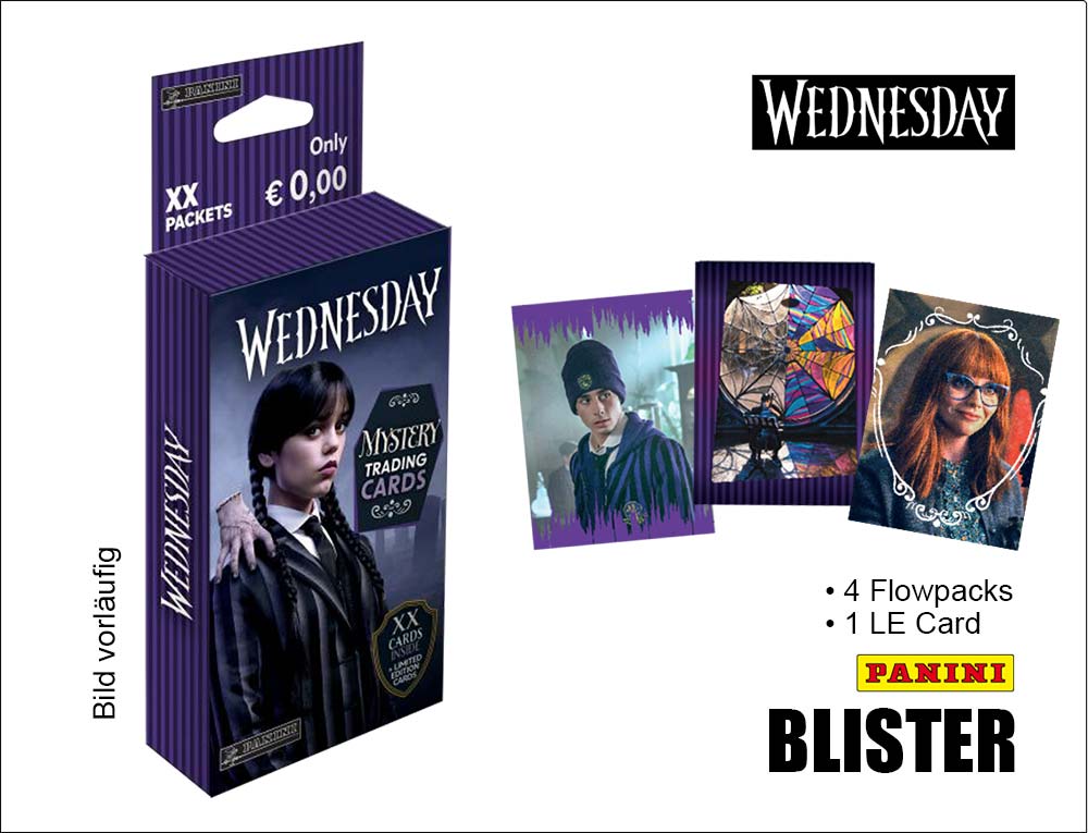Wednesday 2025 Trading Cards Blister