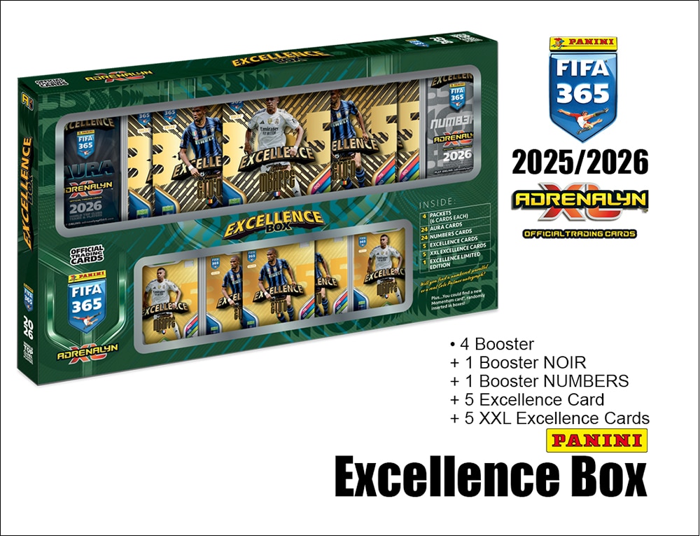 thumbnail image 2 of Panini FIFA 365 2026 Adrenalyn XL Advent Calendar - Factory Sealed With Club 99 + Golden Baller Cards 2 of 6
