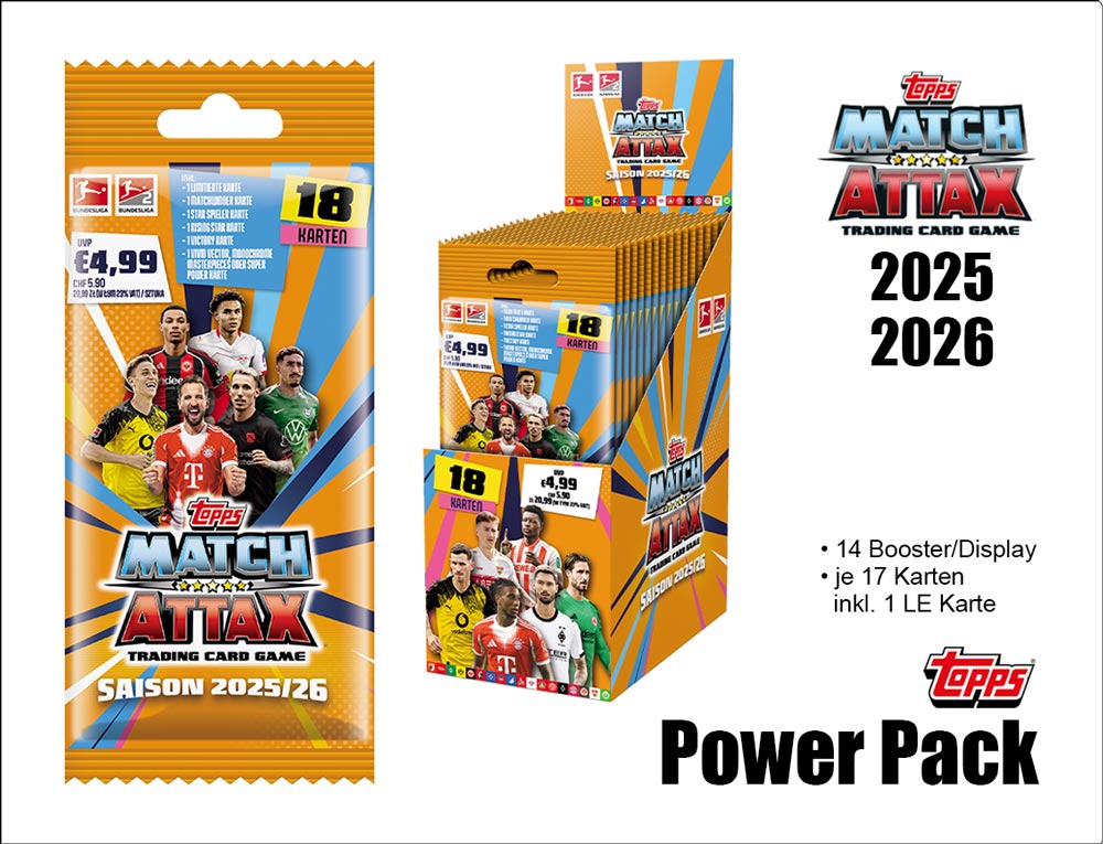 Match Attax 2025/26 Powerpack