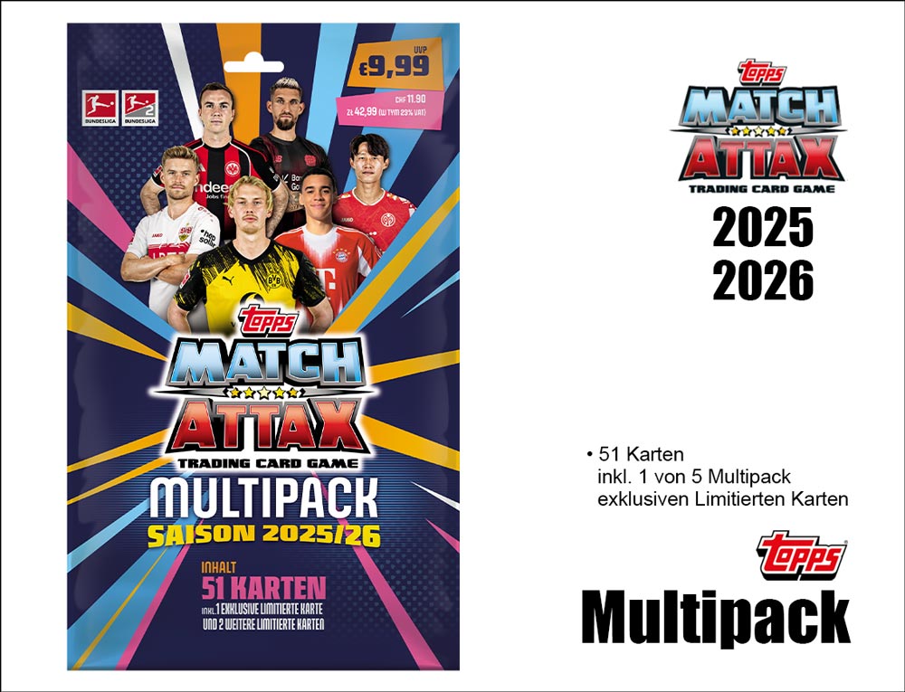 Match Attax 2025/26 Multipack