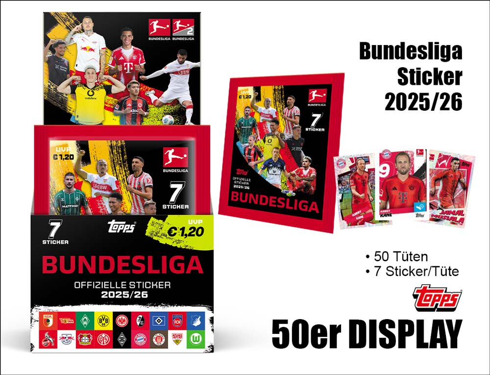 Starter-Set für Bundesliga 2025/26 Sticker