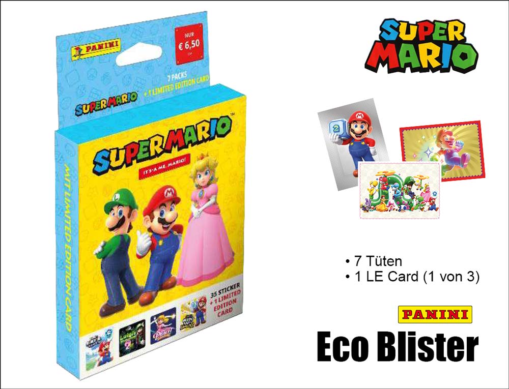 SuperMario Sticker2 EcoBlister