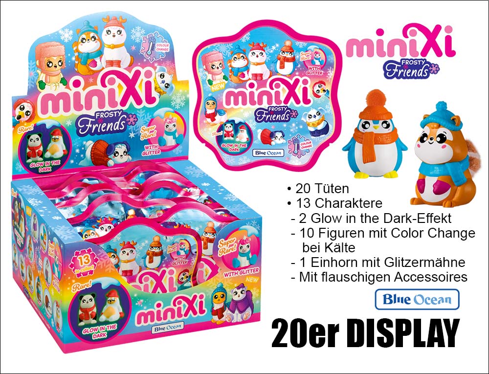 miniXi Frosty Friends Figuren Display