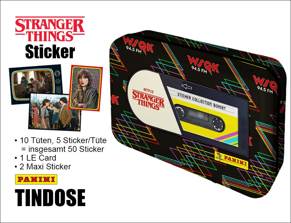 Stranger Things Sticker Tindose