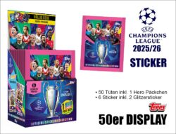 UEFA Champions League Sticker 2025/26 Display
