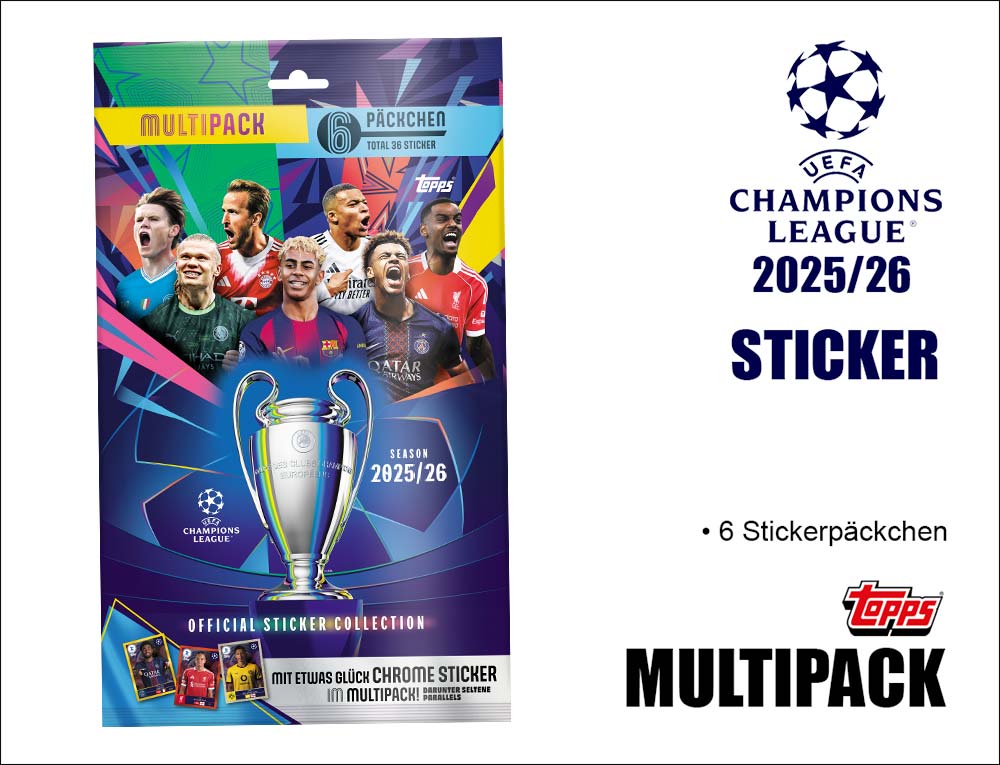 UEFA Champions League Sticker 2025/26 Multipack