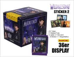 Displaybox für Wednesday Sticker (Serie 2)