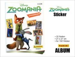 Disney Zoomania Sticker Album