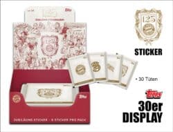 FC Bayern 125 Jahre Sticker Display
