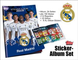Topps Real Madrid Stickeralbum Set 25/26