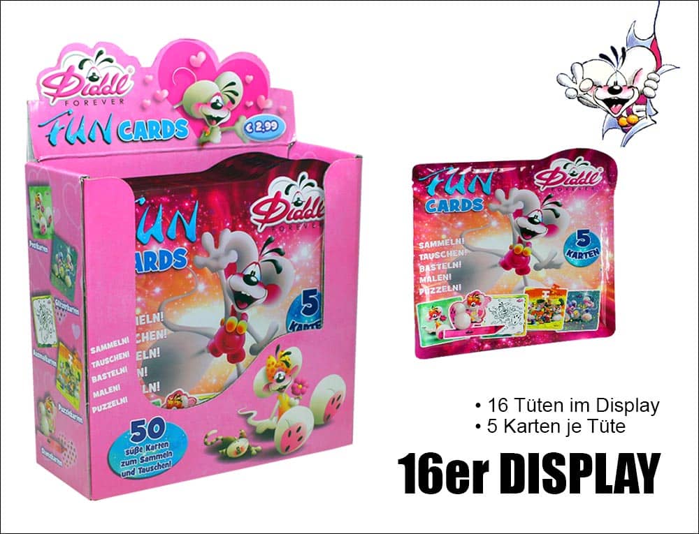 Diddl Activity Cards Display