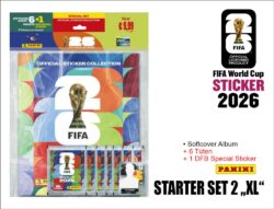 Panini FIFA WM 2026 Sticker - STARTER SET 2 XL (Soft-Cover + 6 Tüten) <font color="red">(EVT: 08.05.2026)</font>