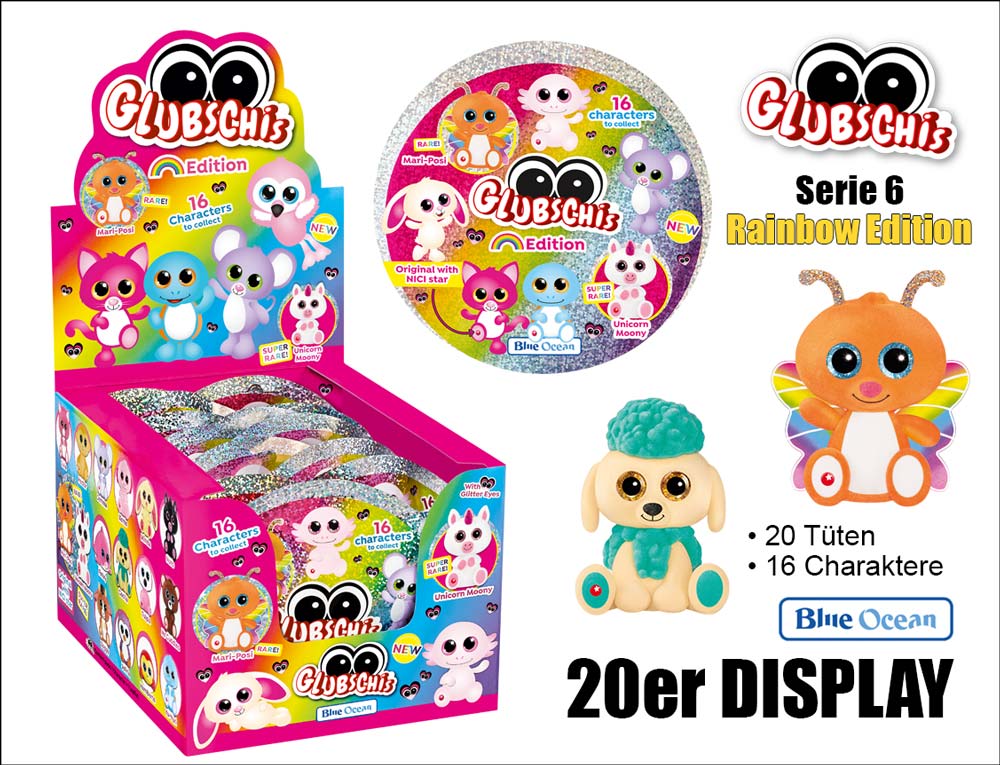 Glubschis Serie 6 Rainbow Display