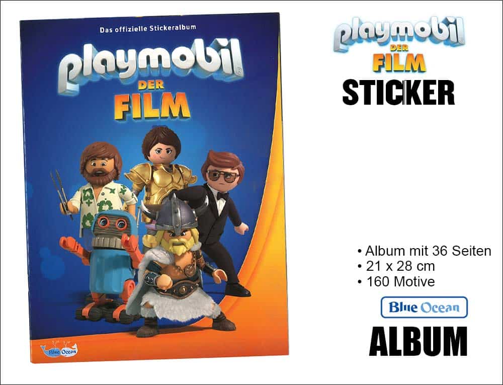 Playmobil Film Sticker Album