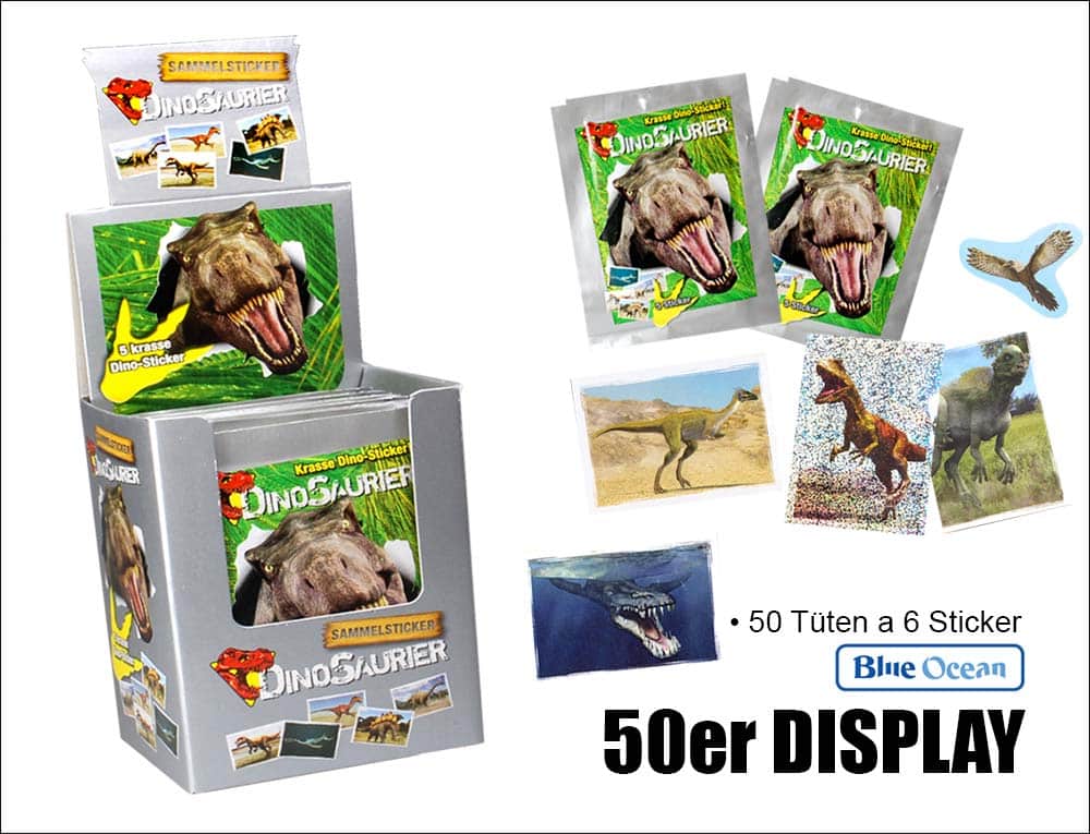 Dino Sticker Display