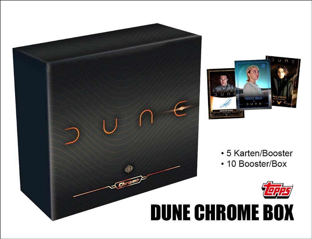 Dune Chrome Trading Cards Box
