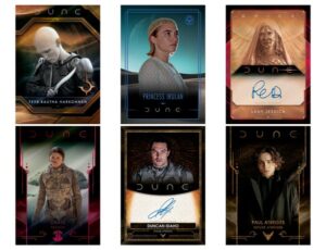 Dune Chrome Trading Cards Beispielmotive